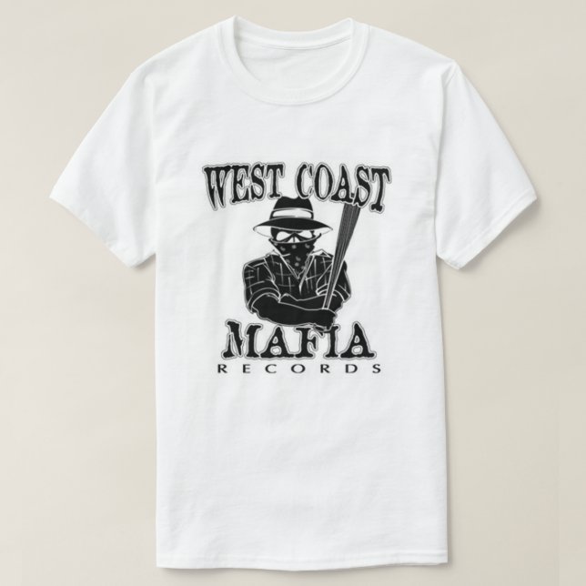 Mafia de la costa oeste - camiseta blanca (Diseño del anverso)