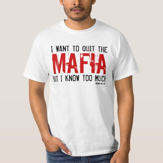 Mafia y Facebook Addictan Camisetas (Anverso)