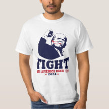 MAGA 2024 Lucha contra la camiseta trasera de Trum