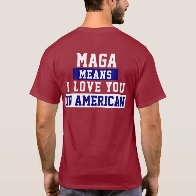 MAGA de la camiseta de Trump "Drain the Swamp" (Reverso)