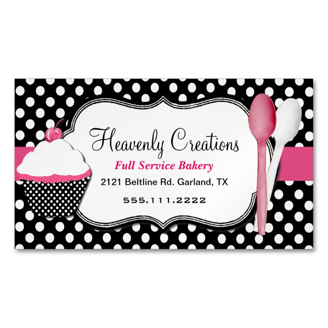 Magdalena e imán de la tienda de la panadería de (Anverso)