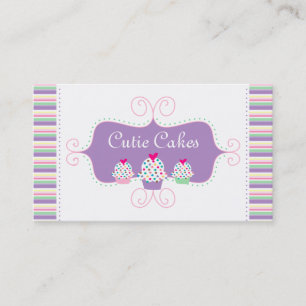 Magdalenas lindas de la tarjeta de visita de la