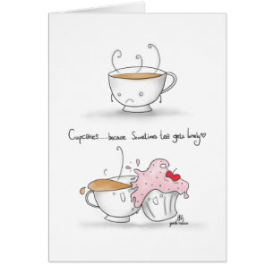Magdalenas… porque el té consigue a veces solo