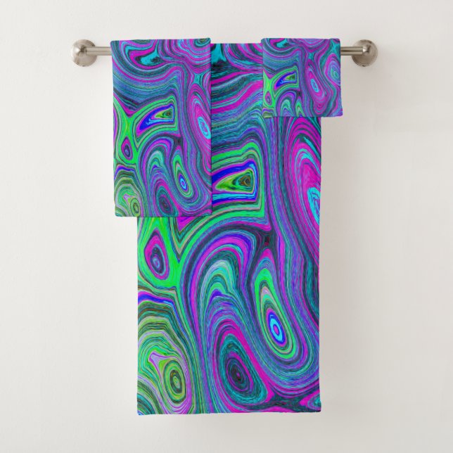 Magenta desangrada y Groovy verde limón Resumen de (In situ)