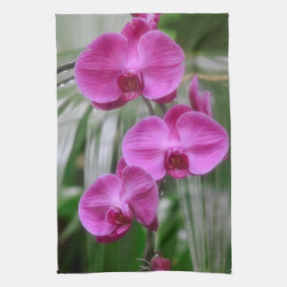 Magenta Orchids Kitchel Toalla