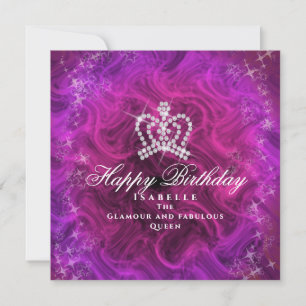 Magenta rojo de la brillante corona