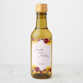 Magenta y Boda amarillo dorado