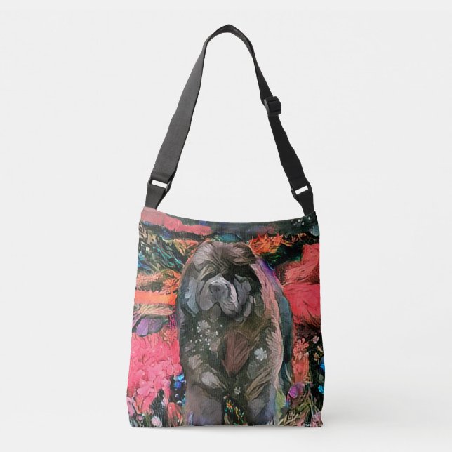 MAGGIE bolsa de la cruz de la mascota negra (Anverso)