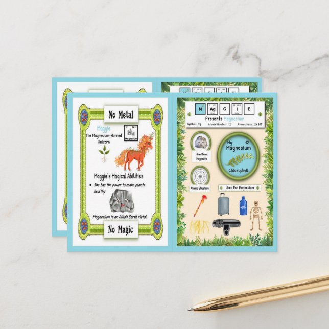 Maggie - Tarjeta de juego Unicornio de Cuerno de M (Anverso/Reverso In Situ)