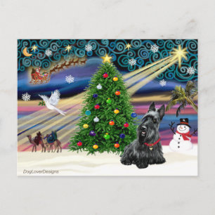 Magia de Navidad Scottish Terrier 2B