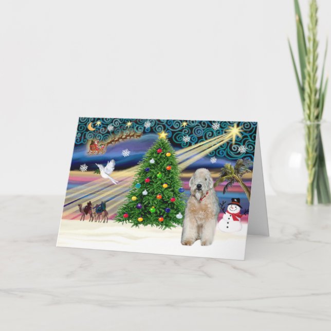 Magia de Navidad - Wheaten Terrier - Personalizado (Anverso)