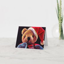 Magia de Navidades Teddy Bear Tarjeta de felicitac