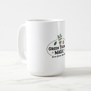 Magia del Pulgar Verde Taza de Café de Jardinerí