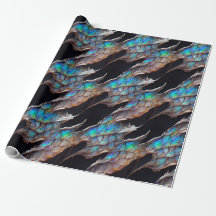 Magia Dragon escalas Papel de envolvimiento