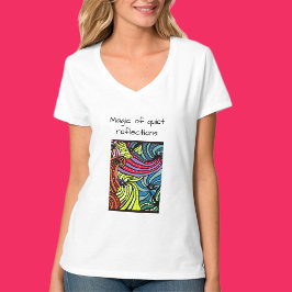 Magia en la camiseta de las reflexiones silenciosa