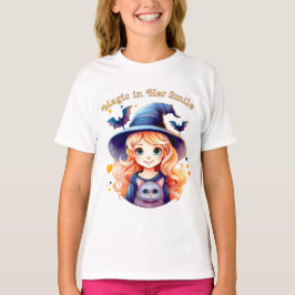 Magia en su sonrisa – Camiseta de Halloween para n