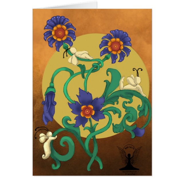 Magia floral del arte de hadas mítico (Frente)