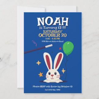 Magia Magia Show Invitación a la fiesta de cumplea