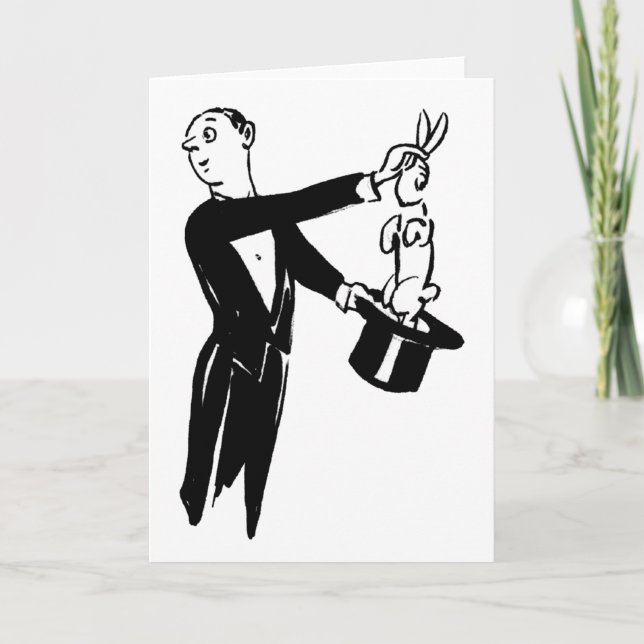 Magia - Tarjeta de felicitación (Anverso)