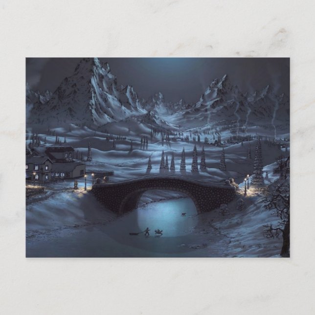 Magia Tarjeta de Post Noches de Invierno (Anverso)