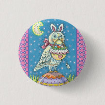 MAGIC BARN OWL & EASTER BASKET, BOTÓN DE VACACIONE