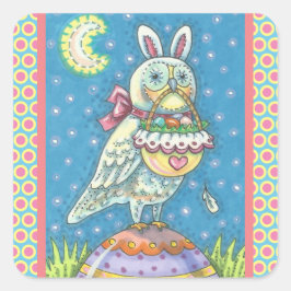 MAGIC BARN OWL & EASTER HUEVE BASKET, PEGATINAS DE