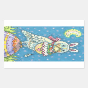 MAGIC BARN OWL & EASTER HUEVE BASKET, PEGATINAS DE