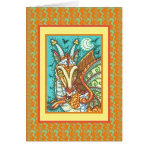 MAGIC CANDY CORN DRAGON, HALLOWEEN FANTASY CARTA
