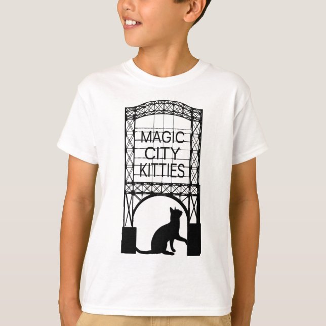 Magic City Kitties Niños camisetas de manga larga  (Anverso)