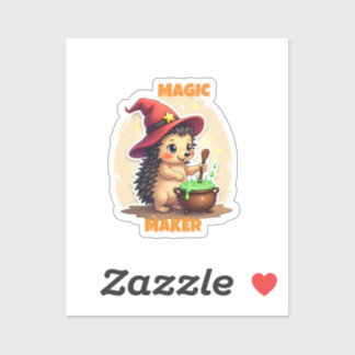 Magic Maker - Pegatina Cute Hedgehog