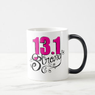 Mágica 13,1 Media taza de café fuerte del maratón