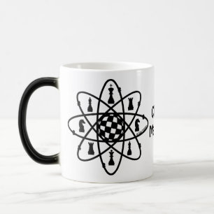 Mágica Ajedrez-Materias, taza del Ajedrez-Átomo