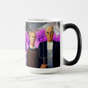 Mágica American Gothic se vuelve loco – Taza retro