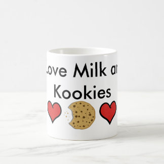 Mágica Amo la leche y la taza de Kookies