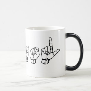 Mágica Amo la taza del ASL