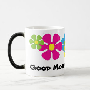 Mágica Buena mañana, taza de café de la sol