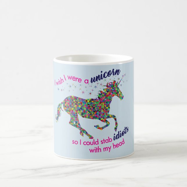 Mágica Deseo que fuera un unicornio… Taza (Centro)
