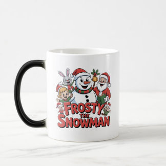 Mágica diseño de taza de Frosty el hombre de nieve