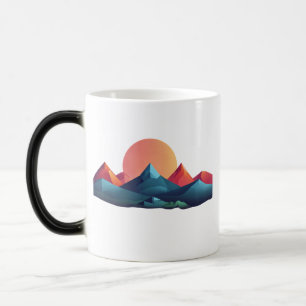 Mágica Diseño de Taza Majestad Montañosa Serena