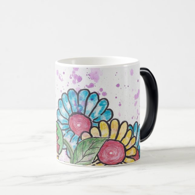Mágica Diseño de verano de amor en una taza (Anverso derecho)