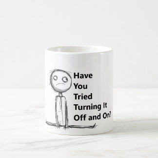 Mágica Divertida taza para un chico de TI