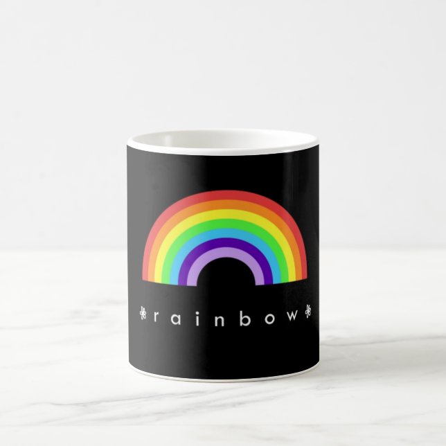 Mágica ¡El arco iris morphing de la taza del arco iris… (Centro)