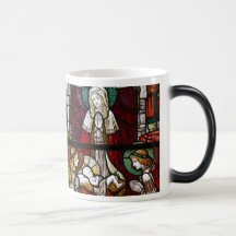 El Jesucristo y Maria, nuestro salvador es taza