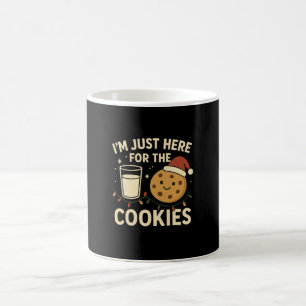 Mágica Estoy Aquí Solo Por Las Galletas - Taza de Navidad