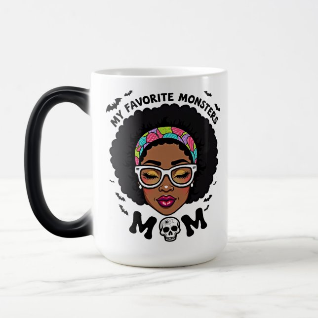 Mágica Graciosa taza para mamás - Monster Mom (Izquierda)