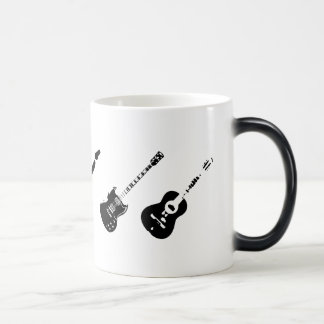 Mágica Guitarras que aparecen Morphing la taza