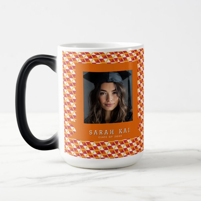 Mágica Hermosa Taza de Inicio con Impresión Hexagonal (Izquierda)