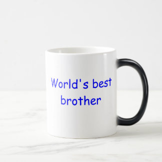 Mágica La mejor taza de Brother del mundo