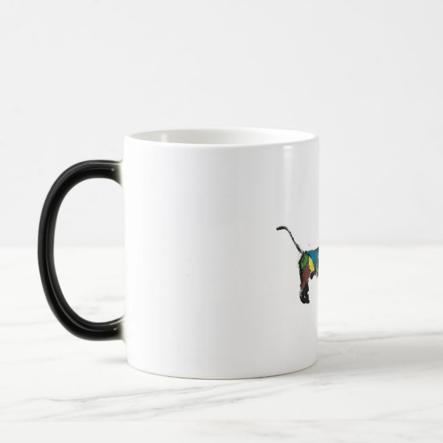 Mágica La taza de morfos de Dachshund (Izquierda)