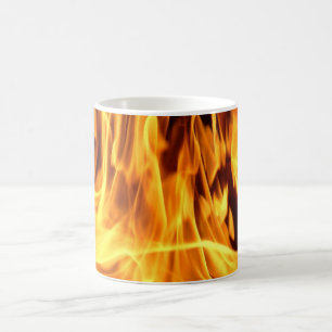 Mágica Llamas Morphing la taza
